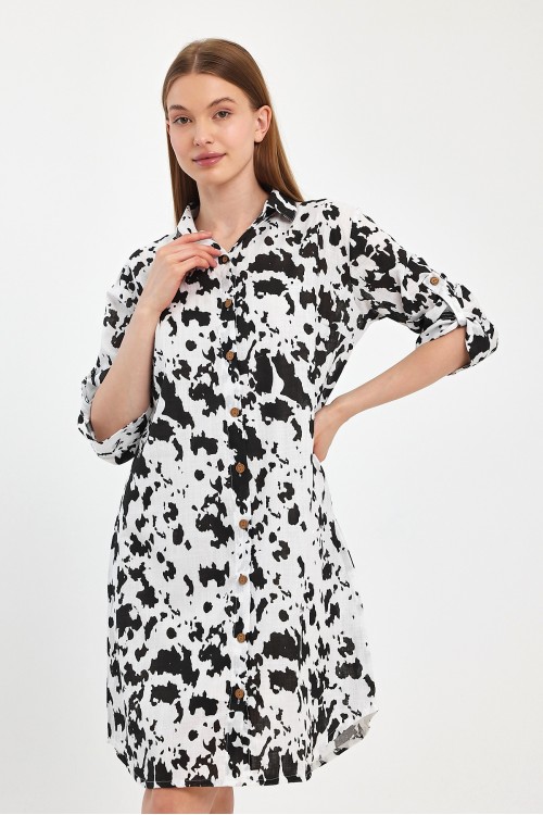 - Dalmaçya Desenli Kadın Tunik-1558