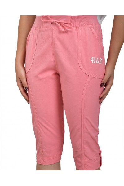 HT Keten Kapri Pembe