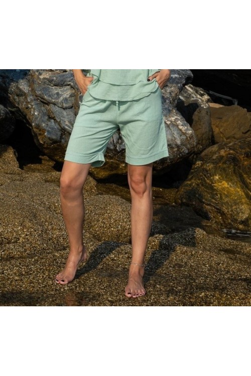 Şilebezi Şort Çağla Yeşili
