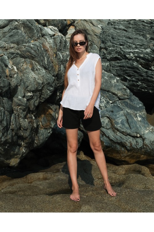 Şilebezi Şort Siyah